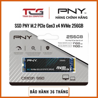 Ổ cứng máy tính pny ssd cs1031 m.2 2280 nvme 256gb - bảo hành 36 tháng