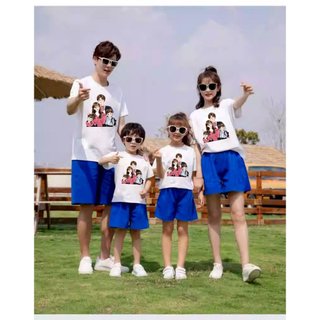 Đồ bộ gia đình CHIBI 3/4 người- bộ gia đình người-áo gia đình chất cotton mịn mát giá sĩ