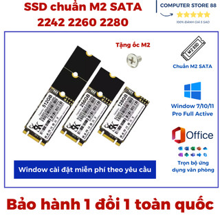Ổ cứng ssd chuẩn m2 sata 120gb 256gb + tặng kèm ốc bắt ổ cứng m2