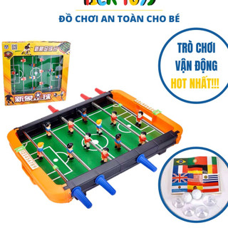Bàn bi lắc bóng dá 6 tay cầm bằng nhựa ABS, đồ chơi bi lắc bóng đá rèn vận động thể chất cho bé