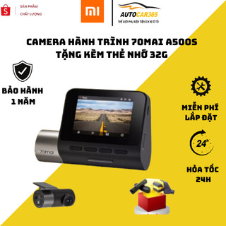 Camera hành trình ô tô Xiaomi 70mai A500S Pro + Plus cam hành trình nhỏ gọn sắc nét - Bản quốc tế
