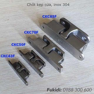 Chốt giữ cánh cửa inox 304, bốn kích cỡ, chiều dài 43-85mm - CKC43F, CKC50F, CKC70F và CKC85F