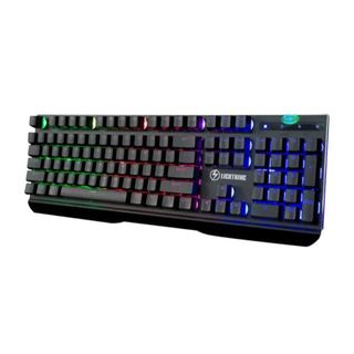 Bàn phím giả cơ lightning pr-8900z gaming led rainbow