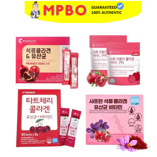 Collagen lựu đỏ hàn quốc 30 gói chính hãng - bột collagen lựu