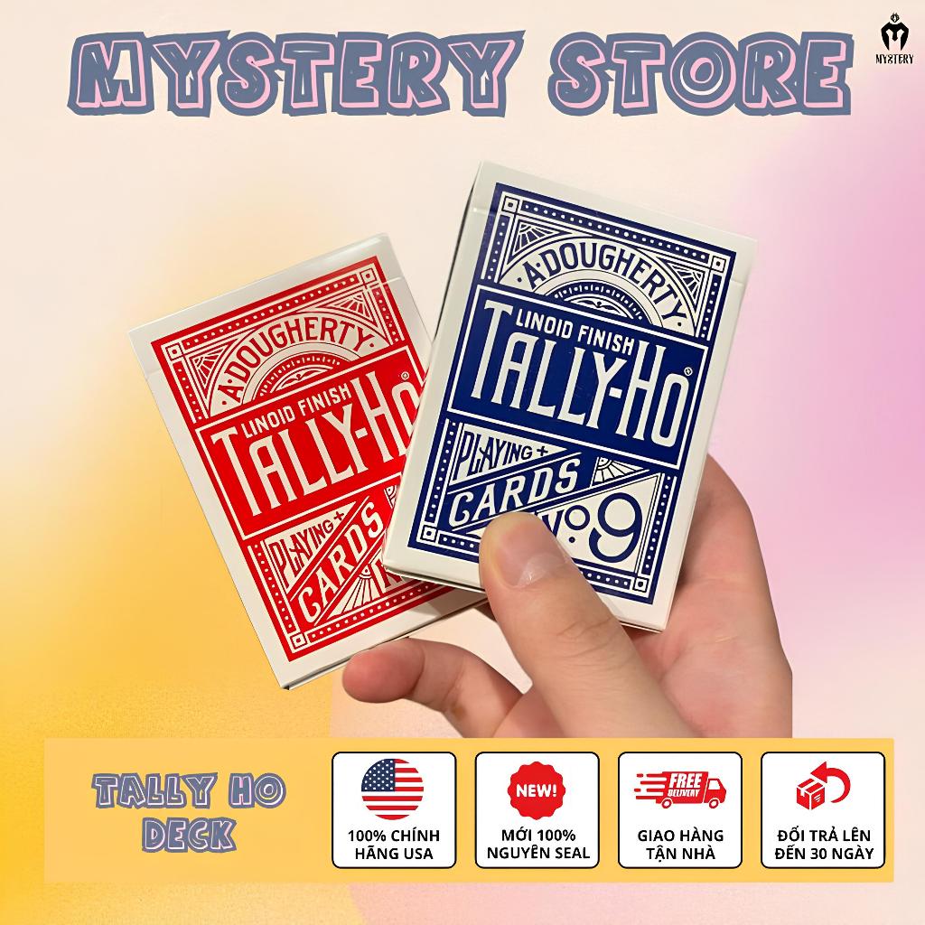 Bài ảo thuật USA Tally Ho Playing Cards ( Circle Back + Fan Back ) - Bài Mỹ CAO CẤP CHÍNH HÃNG USA (
