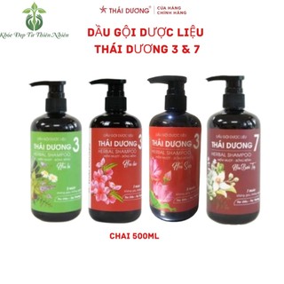 Dầu Gội Dược Liệu Thái Dương 3 và 7 Thái Dương Chai 480ml, Ngăn Ngừa Rụng Tóc, Gàu Ngứa, Sao Thái Dương