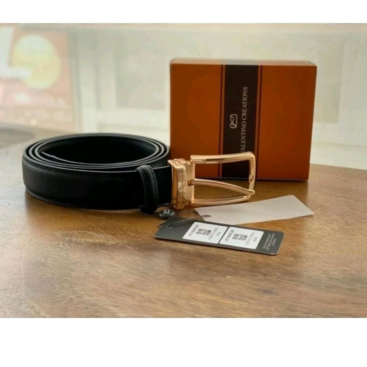 Thắt lưng dây nịt nam Valentino Auth xịn da thật fullbox bản 125cm