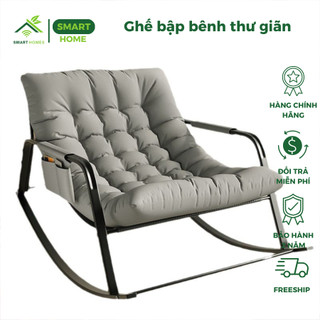 Ghế Bập Bênh Thư Giãn Đệm Cao Cấp Đọc Sách Xem Phim Decor Phòng Ngủ Phòng Khách kt rộng 92 x dài 137 x cao 77/Smarthomes