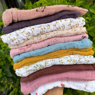 Pippi- khăn tắm xô cotton organic cho bé, dùng quấn, tắm cho bé, nhanh khô, thấm hút tốt 70*70cm