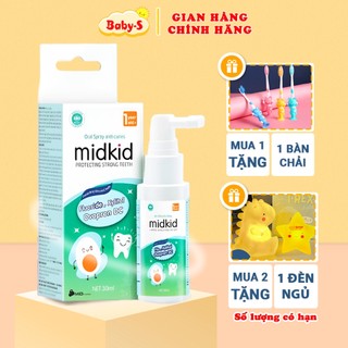 Xịt chống sâu răng cho bé từ 12 tháng trở lên chính hãng Midkid (Tặng kèm 1 bàn chải đánh răng) Baby-S – SI018