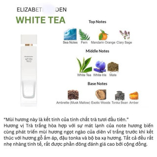 [CHIẾT 10ml] 𝐍ướ𝐜 𝐡𝐨𝐚 𝐄𝐋𝐈𝐙𝐀𝐁𝐄𝐓𝐇 𝐀𝐑𝐃𝐄𝐍 𝐖𝐡𝐢𝐭𝐞 𝐓𝐞𝐚 𝐌𝐚𝐧𝐝𝐚𝐫𝐢𝐧 𝐁𝐥𝐨𝐬𝐬𝐨𝐦 𝐄𝐃𝐓