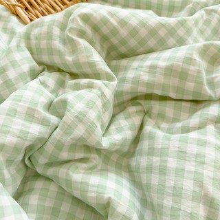 Chăn Đũi Kẻ Mịn Decor Kích Thước 2mx2m2 Mềm Mát Hoạ Tiết Kẻ Basic