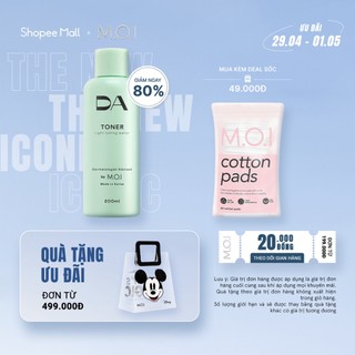 [Hạn sử dụng 30/08/2024] Nước Cân bằng 5 trong 1 DA BY M.O.I Toner Light toning water làm sáng và cấp ẩm 200ml