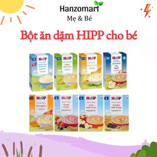 Bột ăn dặm Hipp bột ngũ cốc ăn dặm cho trẻ từ 4m+ đến 36m hanzomart