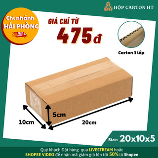 20x10x5 Hộp carton đóng hàng, thùng giấy cod gói hàng