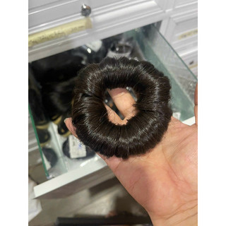 Tóc giả Shop Tóc Anh Quân,Búi rối làm từ 100% tóc thật đẹp tự nhiên đen mướt