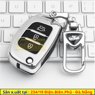 Bao da Nhựa TPU Chìa khoá xe Hyundai Solati, Accent,I10, I20, I30 , Elantra, Santafe V42