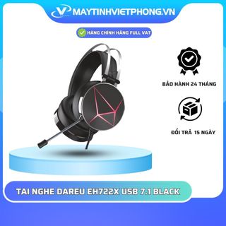 Tai nghe dareu eh722x usb 7.1 black