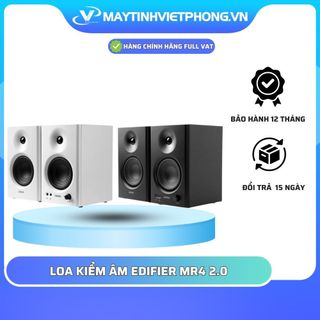 LOA KIỂM ÂM EDIFIER MR4 2.0 BLACK - WHITE 