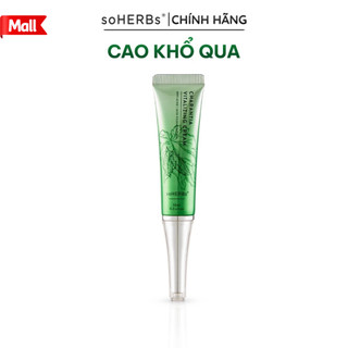 Cao mụn khổ qua soherbs 10ml - tặng 2 gói sữa rửa mặt soherbs 3ml