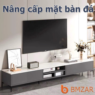 BMZAR Tủ kệ tivi Kệ Tivi Chất Liệu MDF Phong có ngăn kéo phong cách bắc âu hiện đại chống ẩm