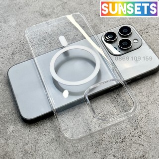 Ốp lưng iPhone 15/ 14 Plus/ 13/ 12 Pro Max Vỏ cứng siêu mỏng chống ố