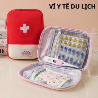 Túi đựng thuốc, dụng cụ y tế cứu thương mang theo du lịch tiện lợi