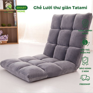 Ghế Lười thư giãn Tatami ngồi bệt Nhật Bản bọc nhung cao cấp mềm mịn êm ái cho bà bầu nằm, trẻ nhỏ/ SmartHomes