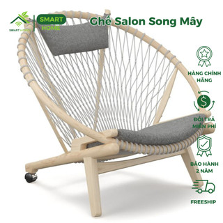 Ghế Salon Song Mây Circle Chair - Decor phòng khách phòng ngủ, ban công siêu đẹp - SmartHomes