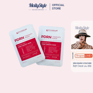 E52_ Mặt nạ PDRN Therapy Mask dưỡng ẩm, phục hồi cho da Kyung Lab Bảng thành phần các tinh chất vàng