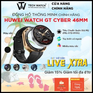 - đồng hồ thông minh huawei watch gt cyber |tùy biến vỏ ngoài | bền chuẩn quân đội
