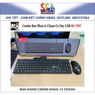Combo Bàn Phím & Chuột Có Dây USB R8 1907