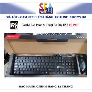 Combo Bàn Phím & Chuột Có Dây USB R8 1907