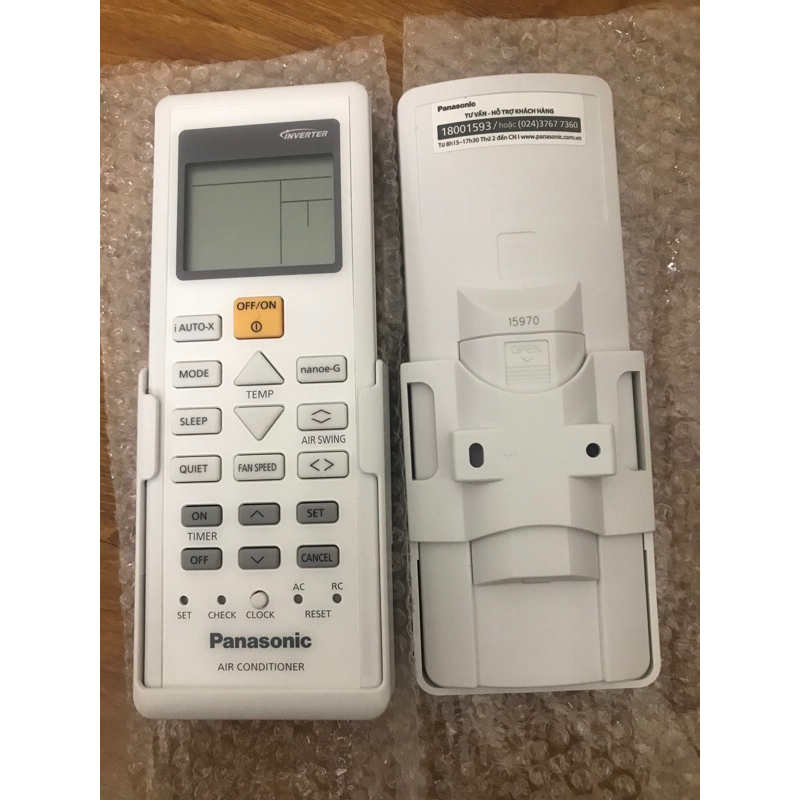 điều khiển điều hoà panasonic inveter có chế độ iauto (hàng zin chính hãng NEW)