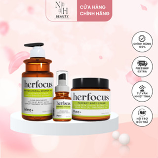 Xịt Viêm Nang Lông Herfocus Chai Xịt Mụn Lưng Viêm Lỗ Chân Lông Mee Natural 2% BHA 100ml.