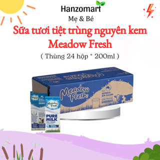 Sữa tươi Newzealand Meadow Fresh calci max 200ml cho bé