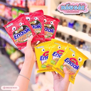 Gói lẻ / snack mì tôm enaak vàng gemez / mì enaak đỏ ăn sống/ enaak jumbo/ enaak bbq - date mới