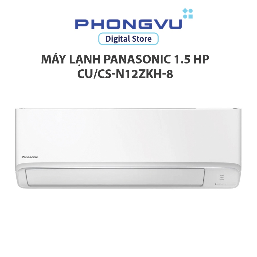[Shopee - Lắp đặt 0Đ HN HCM] Máy lạnh Panasonic 1.5HP CU/CS-N12ZKH-8 - Bảo hành 24 tháng