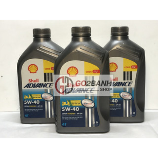 Nhớt Shell Advance Ultra Scooter 5W40 xe tay ga