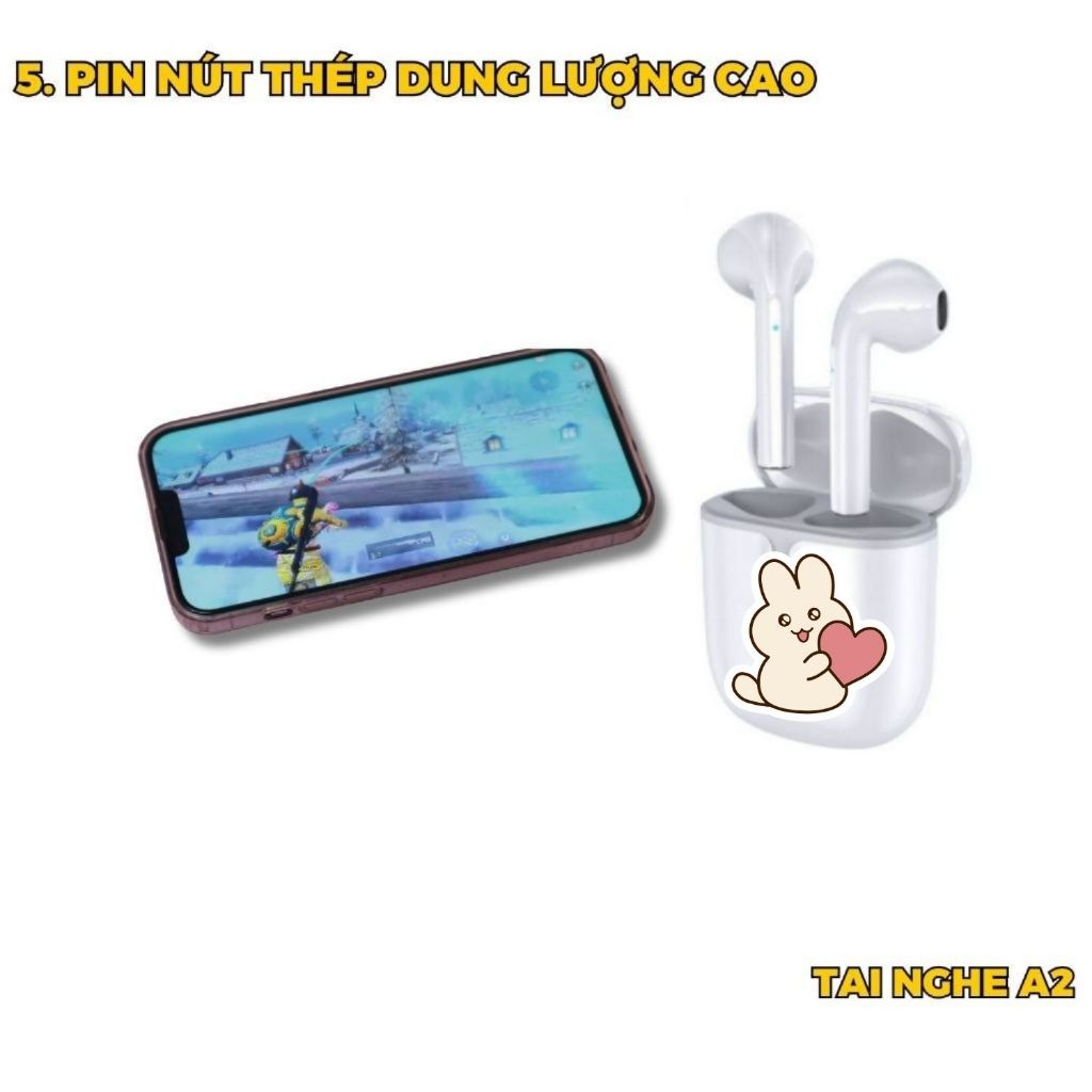 Tai Nghe Tiger 2  - Pin Trâu,Treble Sắc Nét, Bass Căng - BH 1 Đổi 1