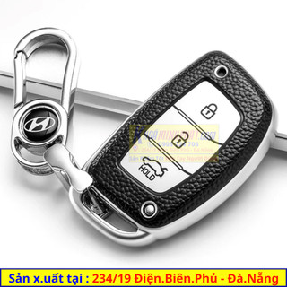 Bao Da Nhựa TPU Chìa Khóa Xe Hyundai i10, Santafe V411