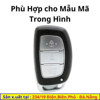 Vỏ Ốp nhựa Bảo Vệ Chìa Khoá xe Ô Tô Hyundai i10 Santafe i20 Sonata V411