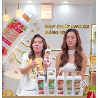 [Giá Rẻ] Combo Dầu Gội Xả Sữa Tắm Lashe Super Food Hương Thơm Dịu Nhẹ, Tự Nhiên An Toàn, Ngăn Ngừa Gãy Rụng Tóc Đủ Loại