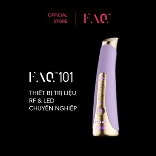 Foreo FAQ 101 Amethyst - Trẻ hóa da mặt bằng tấn số vô tuyến RF & 3 liệu pháp ánh sáng đèn LED, Máy Mát Xa Chống Lão Hóa, Làm Săn Chắc Da