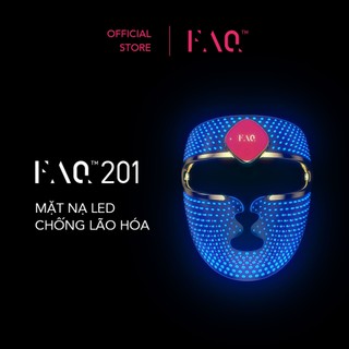 Foreo FAQ 201 - Trẻ hóa da mặt bằng ánh sáng LED RGB, Máy Mát Xa Chống Lão Hóa, Làm Săn Chắc Da
