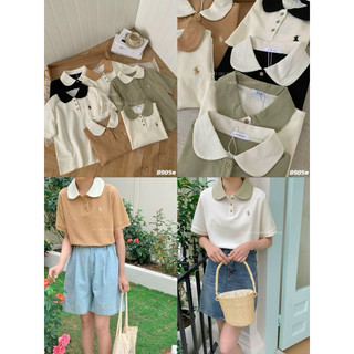 | hàng có sẵn | áo polo pha cổ màu thêu ngựa