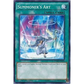 [ Dưa Hấu Yugioh ] Lá bài thẻ bài Summoner's Art - Tặng bọc bài nhựa bảo quản