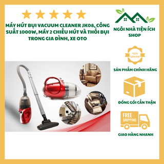 Máy Hút Bụi VaCuum Cleaner JK08, Công Suất 1000W, Máy 2 Chiều Hút Và Thổi Bụi Trong Gia Đình, Xe Oto