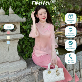 Pháp phục đi lễ túi tiền phối cúc TINH NHI sang trọng và thời thượng PP94