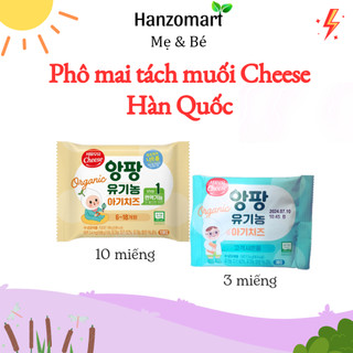 Phô mai tách muối hữu cơ Hàn Quốc cho bé ăn dặm Seoul Milk Hàn Quốc 6m+ hanzomart